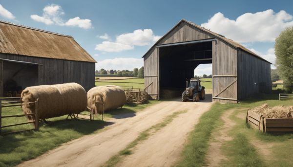 Grande porte coulissante agricole : accès large et installation rapide