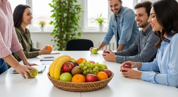 Pourquoi la livraison panier de fruits au travail améliore le bien-être des équipes ?
